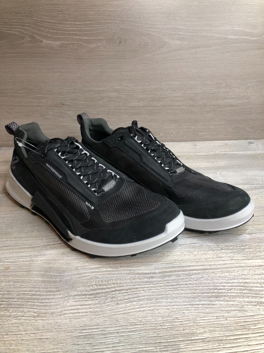 Ecco Biom 2.0 Breathru Men US 12-12.5 EU 46 Black/Gray Cross Athletic Sneakers
